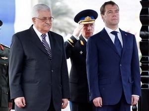 Le processus de paix au coeur de l’entretien entre Medvedev et Abbas